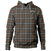 Clan MacLaren Weathered Tartan Hoodie Crest G5TK6DDX-1 MacLaren Weathered Tartan Hoodies